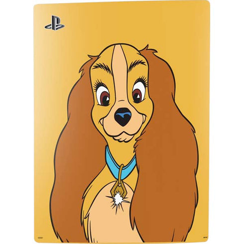 Disney Lady & The Tramp Lady Portrait PS5 Console Skin